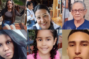 Familia Guas atrapada entre los escombros en La Guaira.