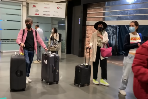 Humberto Zurita y Stephanie Salas juntos