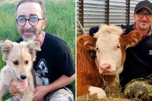 Andrea Cisternino, el rescatista que se negó a salir de Ucrania para cuidar de sus animales