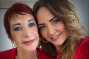 Andrea Legarreta y su mamá Isabel Martínez