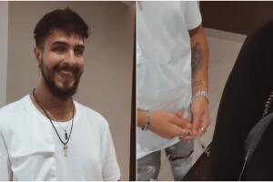 Frida Sofía posó abrazando a su supuesto novio.