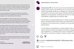 Adolfo Ángel y Gustavo Ángel Alba así anunciaron al separación de Los Temerarios.