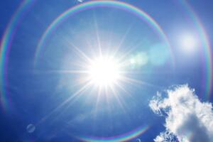 Los halos solares no son señal de un terremoto o de desastres naturales