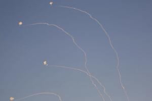 Cohetes disparados desde Gaza interceptados