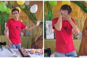 Papá hace fiesta a su hijo pero mamá no lo deja.jpg