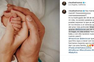 Kira Rovzar Alvarez, la hija de Claudia Álvarez
