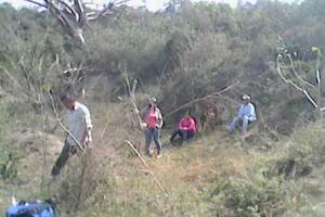 Excavación en fosa clandestina de Veracruz