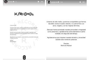 Peso Pluma y Kenia Os confirman su ruptura con un comunicado