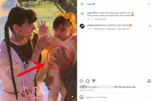 Nodal y Cazzu en la fiesta de cumpleaños de Inti