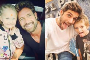 papas famosos con hijos