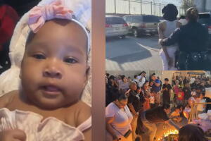 Comunidad de Vernon realiza vigilia frente al lugar donde fue encontrada muerta una bebé