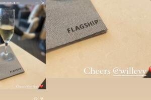 Elizabeth Gutiérrez agregó un emoticono de un corazón al lado del nombre de William Levy. 