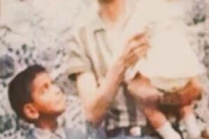 Edith González  y su padre