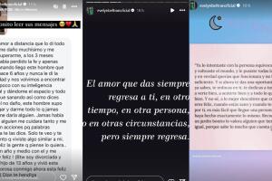 Evelyn Beltrán publica mensajes positivos