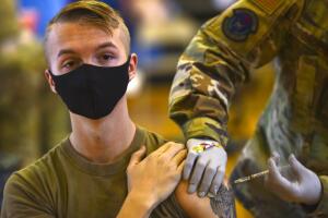 Virus Outbreak Military Vaccinations