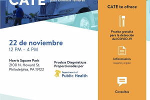 CATE pruebas de coronavirus en Filadelfia 