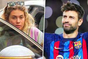 Piqué y Shakira: captan al futbolista dando un beso a Clara Chía Marti tras su despedida
