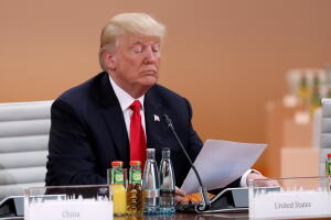 El presidente durante la cumbre del G-20 en Hamburgo, Alemania, en julio.