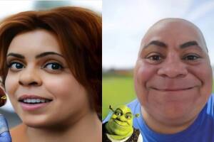 Así se verían Fiona y Shrek en la vida real