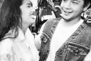 Selena Quintanilla y Chris Pérez