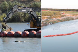 boyas Río Bravo mover México Texas