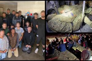 Detienen indocumentados en un cuarto de hotel, habían 15 personas. 