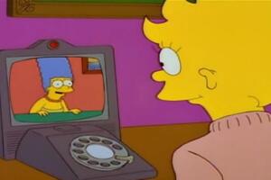Videollamada de Lisa Simpson