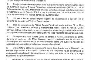 Comunicado de Bernardo Bosch