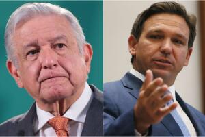 AMLO y DeSantis