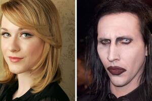 Evan Rachel Wood y Marilyn Manson