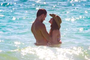 PREMIUM EXC Eiza Gonzalez and Luke Bracey