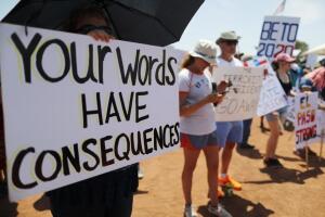 Words have consequences (El Paso sign)