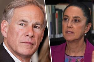 Claudia Sheinbaum frontera Texas México Greg Abbott