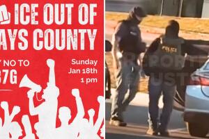 miedo presencia ICE condado hays kyle buda protesta texas