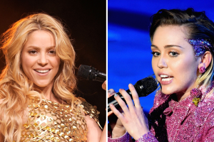 Shakira y Miley Cyrus