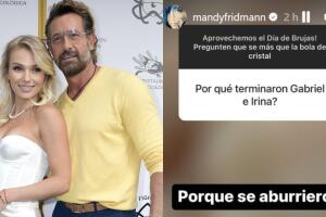 La periodista Mandy Fridmann afirma que Gabriel Soto e Irina Baeva se "aburrieron" como pareja.