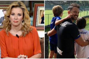 Ingrid Coronado fue por sus hijos a la escuela para decirles de la muerte de su papá Fernando del Solar 