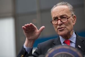Senators Schumer And Blumenthal Discuss Rail Safety Plan