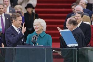 George Bush Being Sworn In