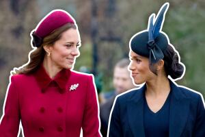 Kate y Meghan fingen amistad