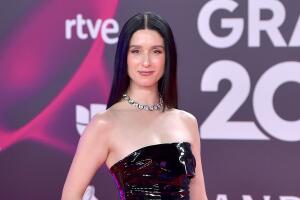 Francisca Valenzuela llega a la alfombra roja.