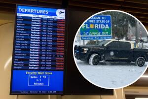 Las tormentas invernales han provocado la cancelación de vuelos y retrasos en el Aeropuerto de Orlando, afectando cientos de itinerarios.
