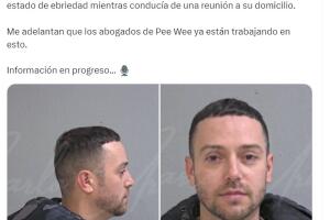 Pee Wee arrestado