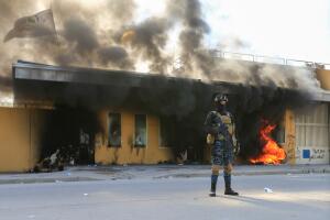Protests at the U.S. Embassy in Baghdad