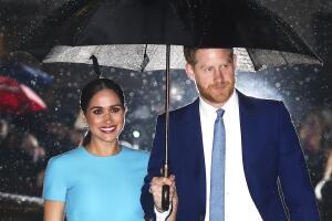 Meghan Markle  y el príncipe Harry 