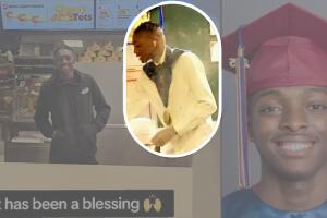 Madre hispana le cambia la vida al joven que salió de su graduación a darlo todo en Burger King de Georgia