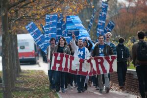 Nation Goes To The Polls In Contentious Presidential Election Between Hillary Clinton And Donald Trump