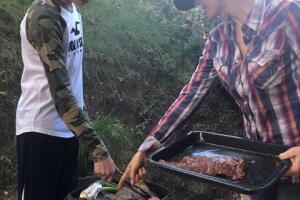 Ana Bárbara y su hijo Emiliano