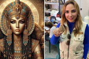 Kathleen Martínez busca la tumba de Cleopatra