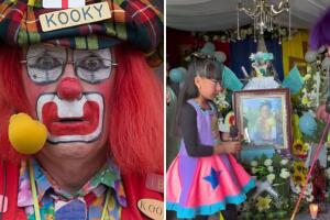 Payasito rompe en llanto al darse cuenta de que el evento al que lo contrataron era un funeral